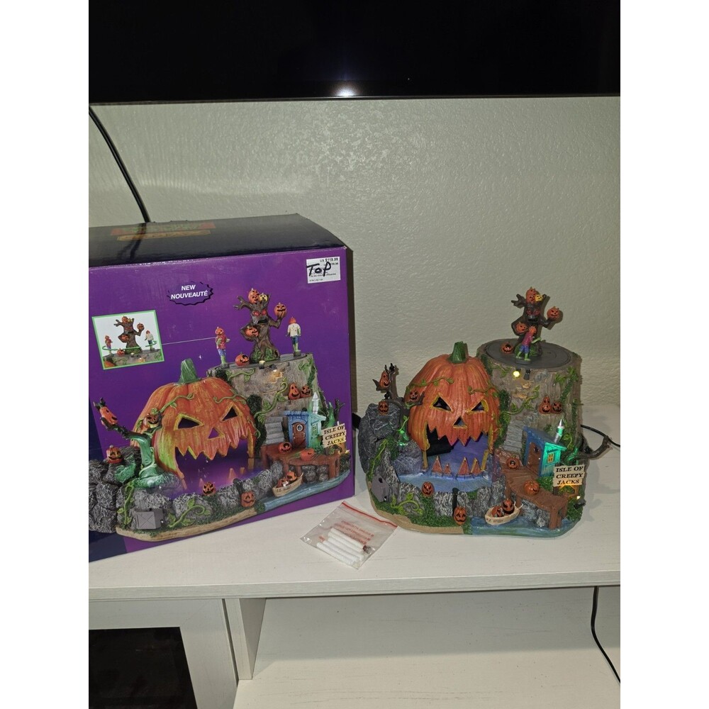 Lemax Spooky Town Isle Of Creepy Jacks 2021 Halloween Village Spooky Town